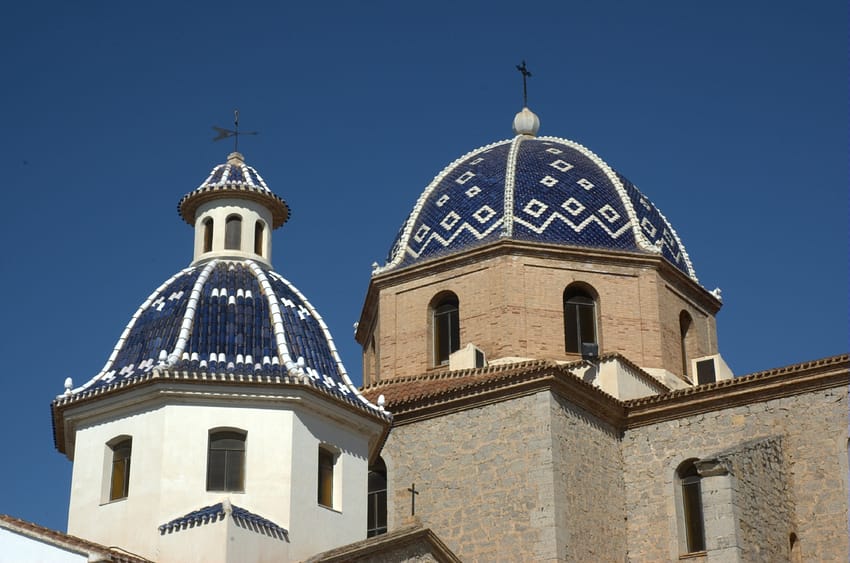 Cúpula de la iglesa.