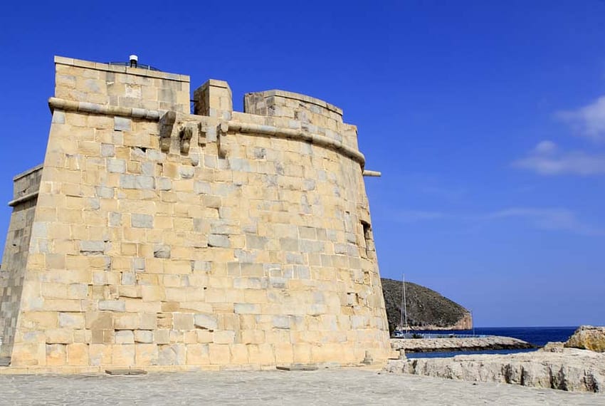 Old-walls-of-Moraira-Castle