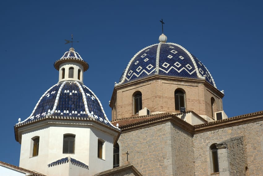 Cúpula de la iglesa.