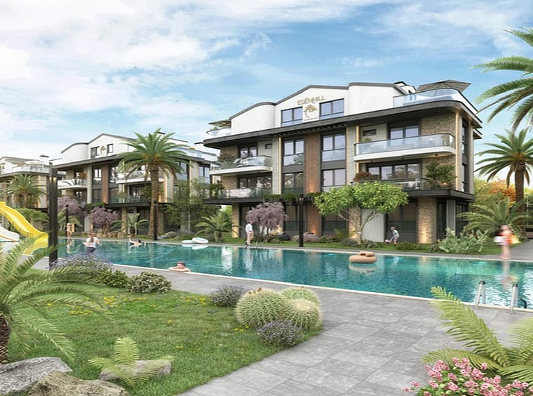 Duplexes near Altinkum seafront