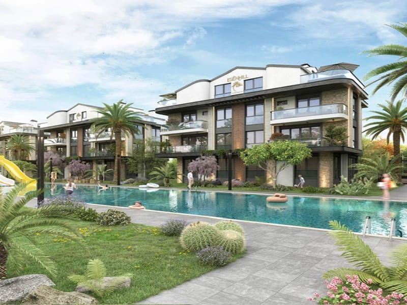 Duplexes near Altinkum seafront