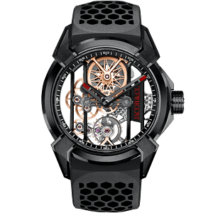 JACOB & CO. EPIC X BLACK TITANIUM BLACK RING (5N COLOR GEARS)