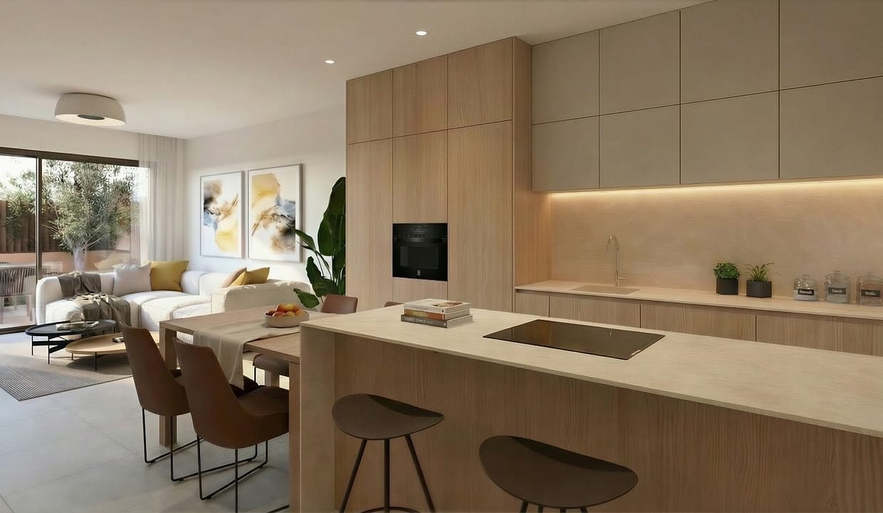 Cocina y Salon