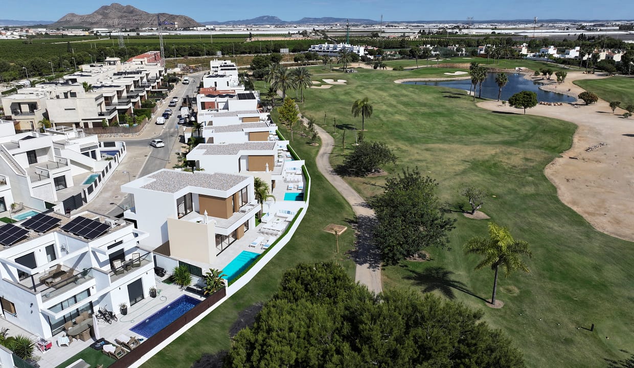 Aerial view and 12th fairway