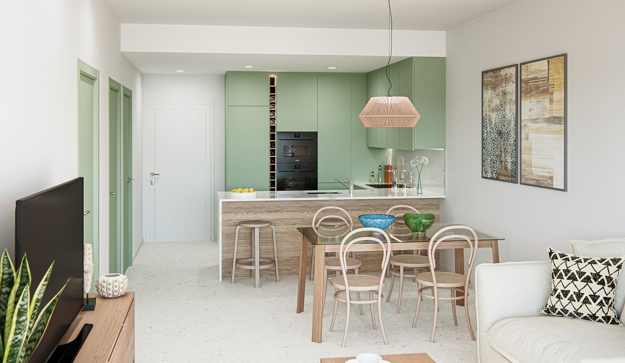 COMEDOR COCINA APARTAMENTO_LA SERENA GOLF