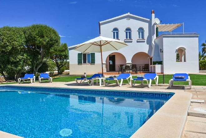 Villa for rent in Menorca