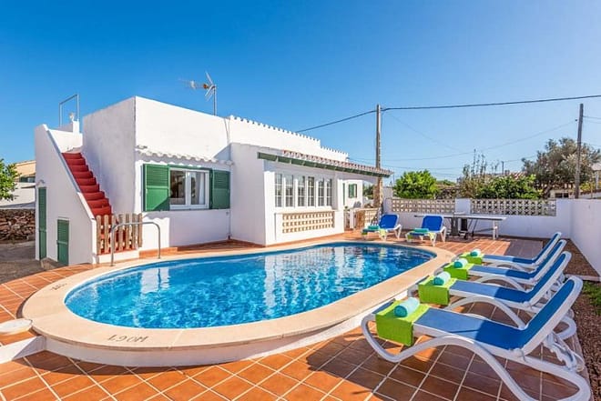 Villa for rent in Menorca