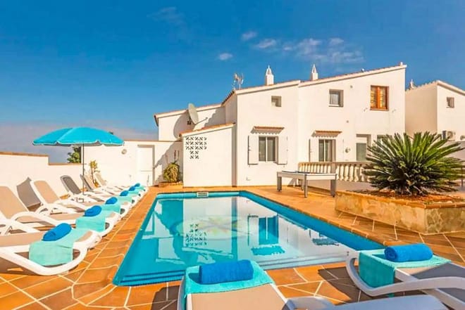 Villa for rent in Menorca