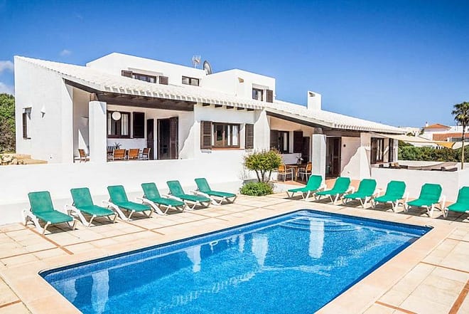 Villa for rent in Menorca