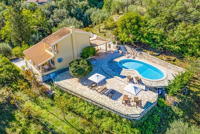 Villa for rent in Corfu