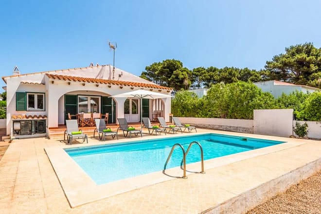 Villa for rent in Menorca