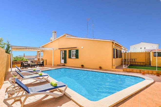 Villa for rent in Menorca