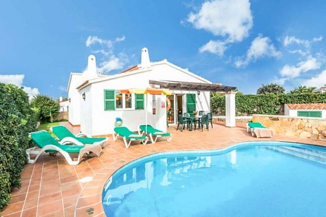 Villa for rent in Menorca