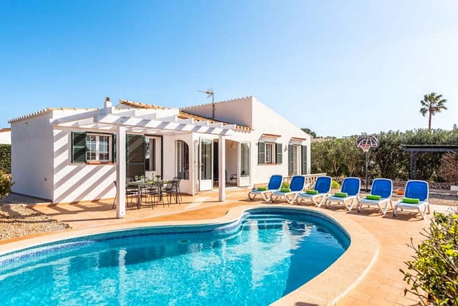 Villa for rent in Menorca