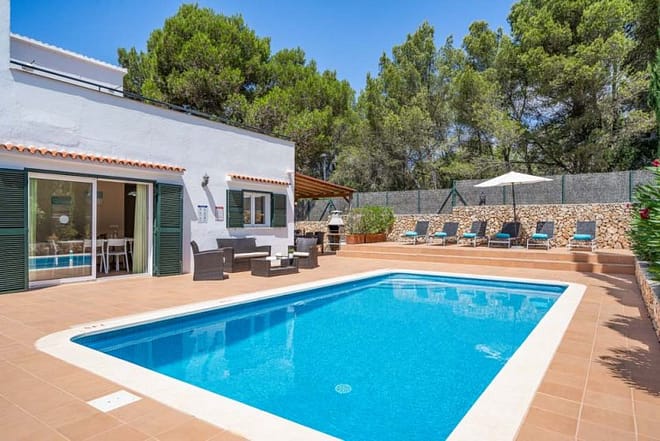 Villa for rent in Menorca