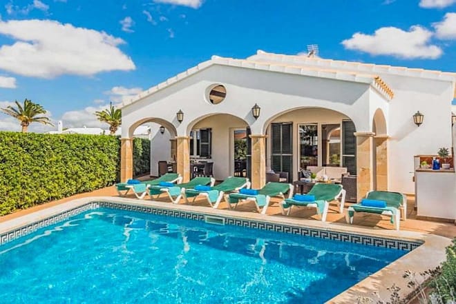 Villa for rent in Menorca