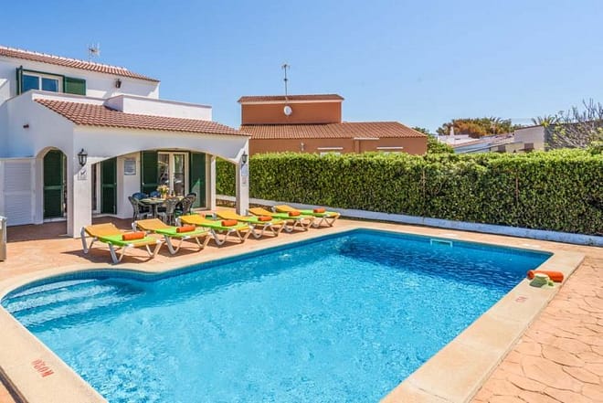 Villa for rent in Menorca