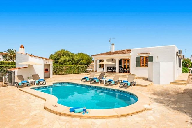 Villa for rent in Menorca