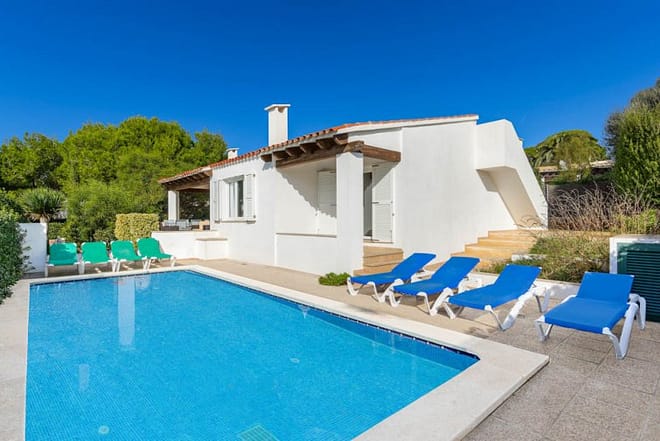 Villa for rent in Menorca