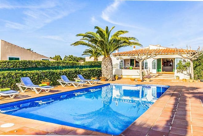 Villa for rent in Menorca