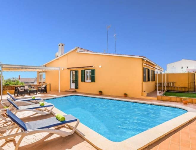 Villa for rent in Menorca