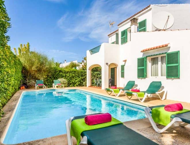 Villa for rent in Menorca