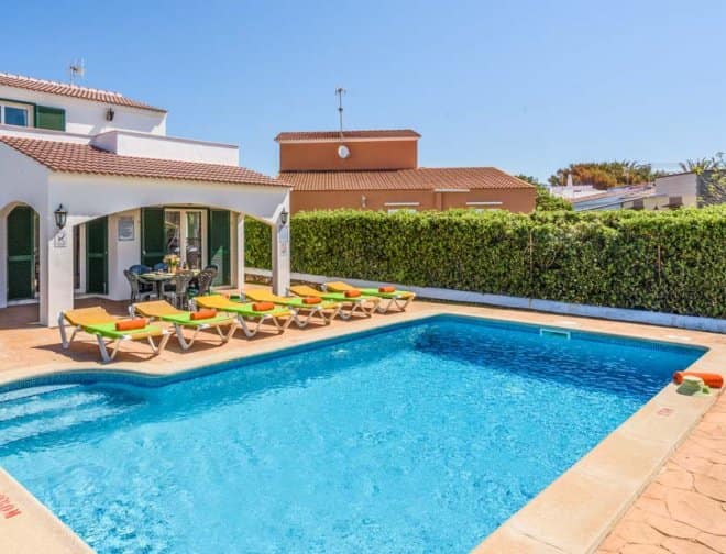 Villa for rent in Menorca