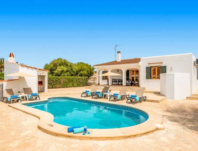 Villa for rent in Menorca