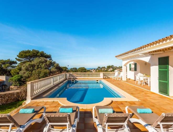 Villa for rent in Menorca