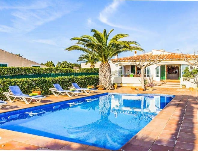 Villa for rent in Menorca