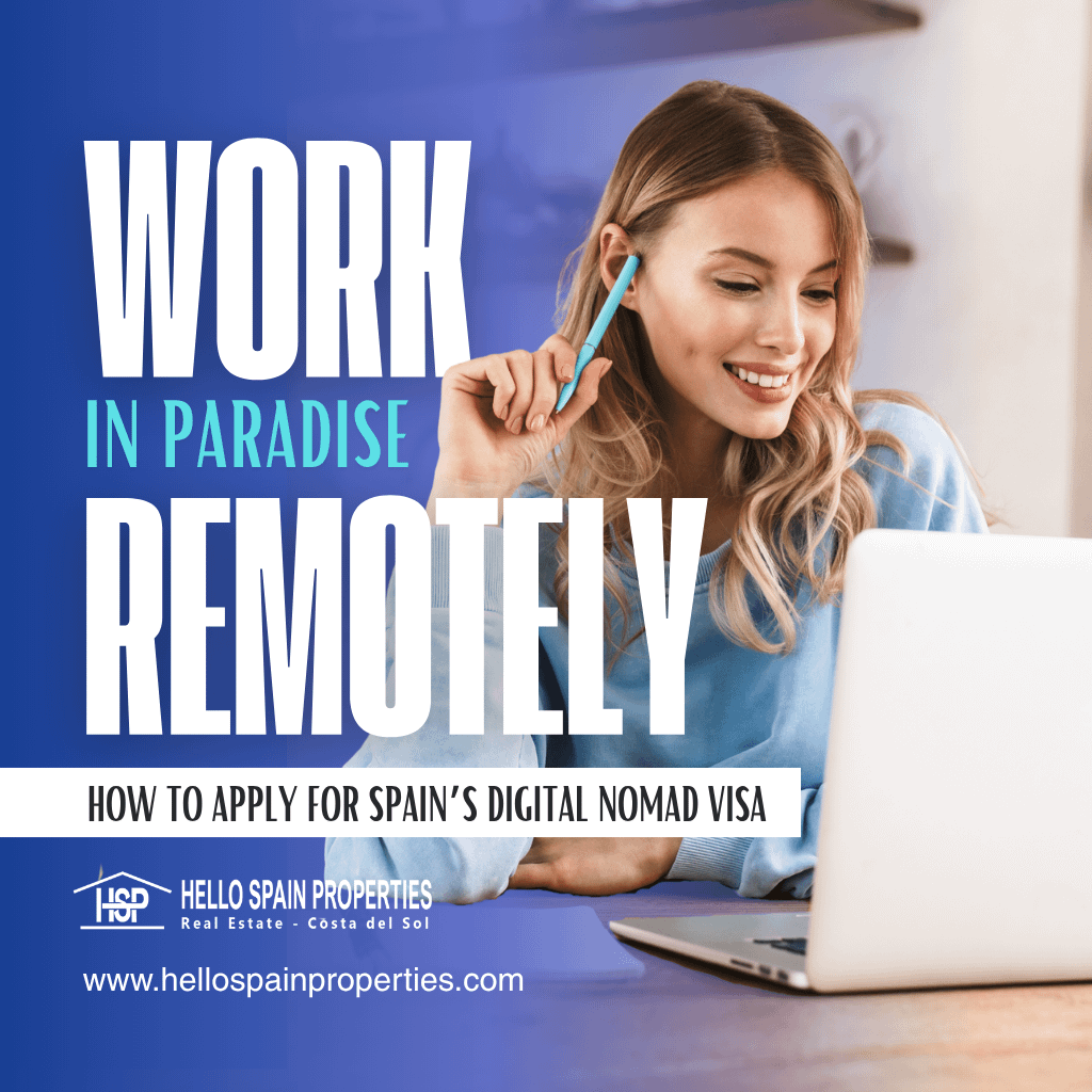 Digital nomad visa for remote workers who want to live and work legally from Spain