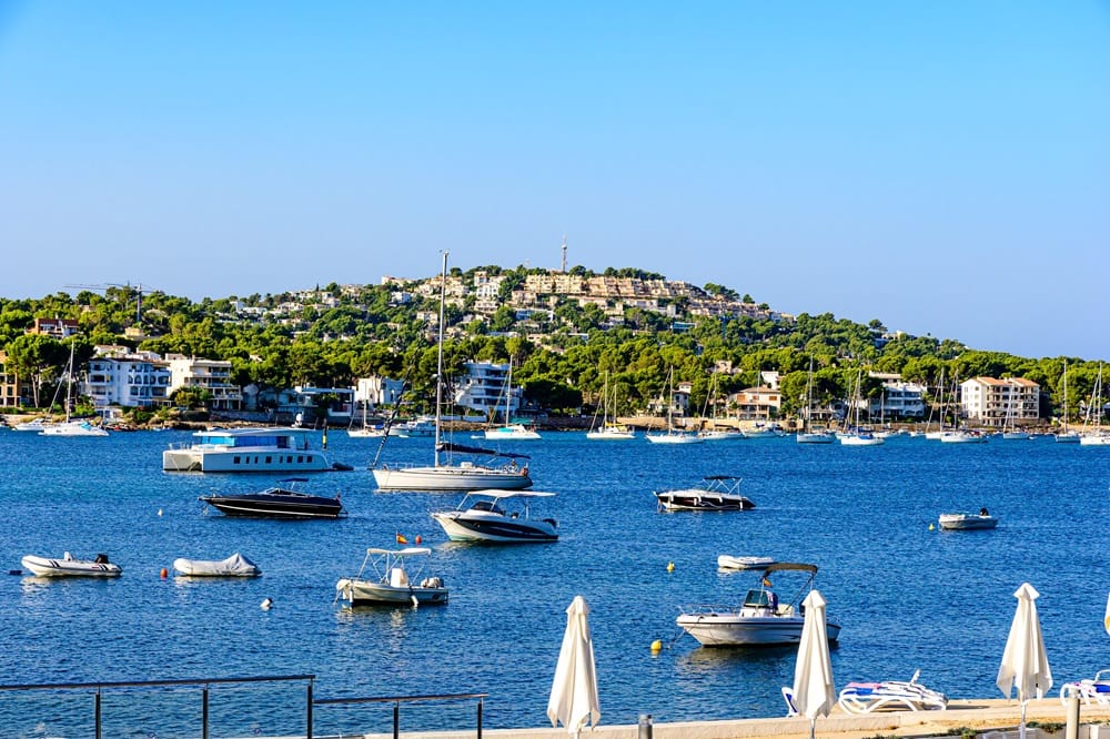 Yachts and sailboats at Club Náutico Santa Ponsa