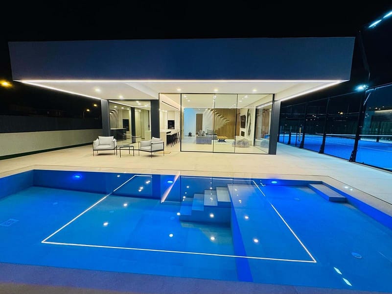 Lifestyle Villa with Licensed Padel Court, Floodlights, BBQ Area, Pool and Underground Garage – Perfect for Social Living