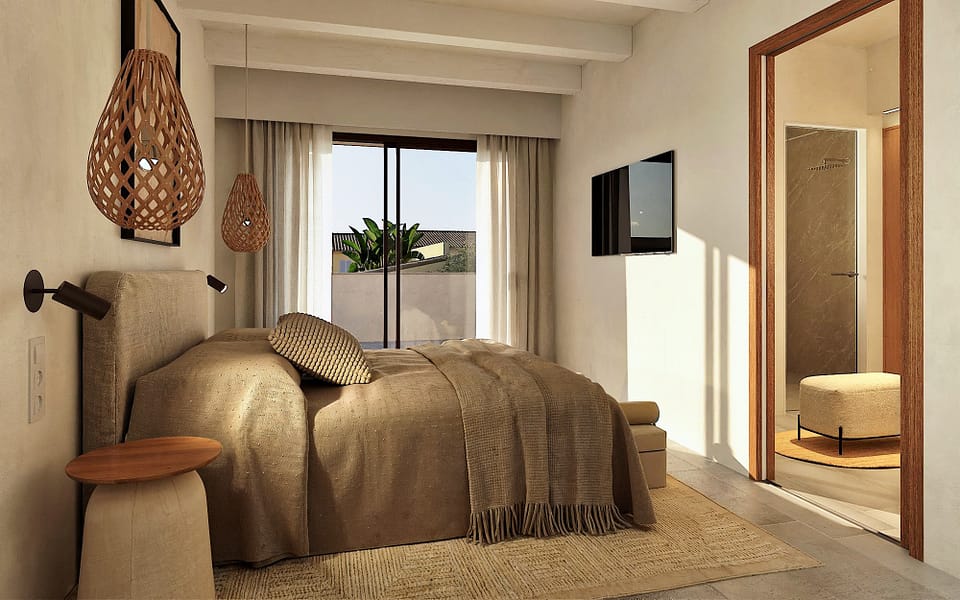 Luxury Village Finca for Sale in Ses Salines Mallorca | Garden, Pool & Timeless Design