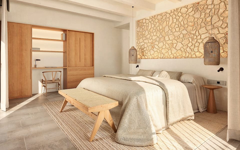 Luxury Village Finca for Sale in Ses Salines Mallorca | Garden, Pool & Timeless Design