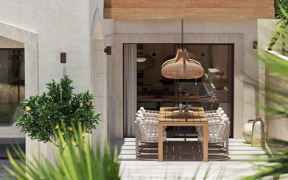 Luxury Village Finca for Sale in Ses Salines Mallorca | Garden, Pool & Timeless Design