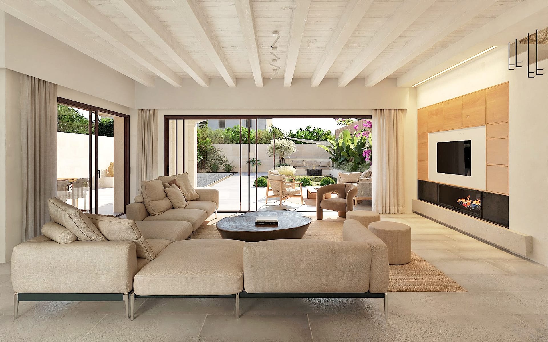 Luxury Village Finca for Sale in Ses Salines Mallorca | Garden, Pool & Timeless Design