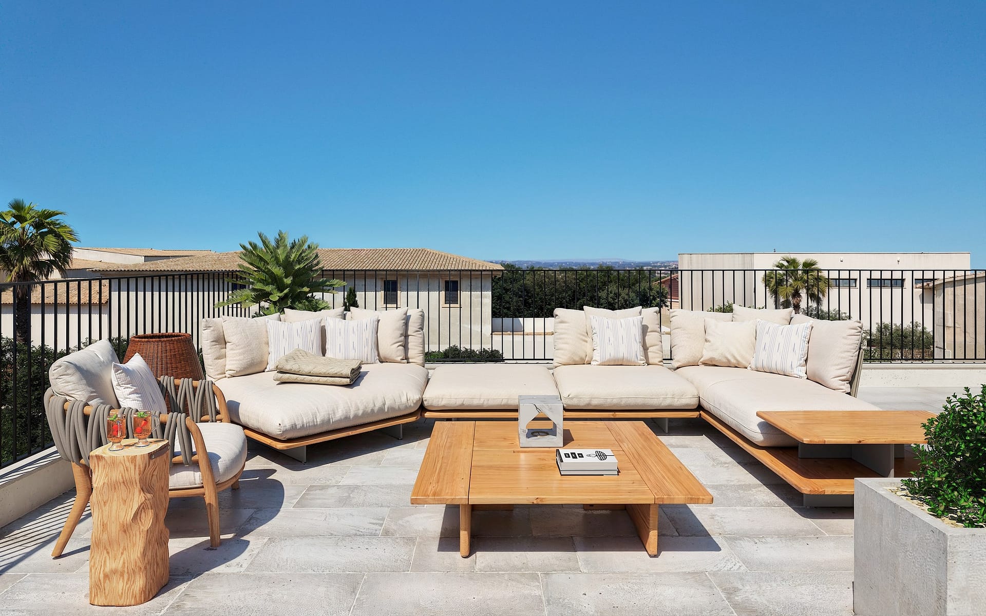 Luxury Village Finca for Sale in Ses Salines Mallorca | Garden, Pool & Timeless Design