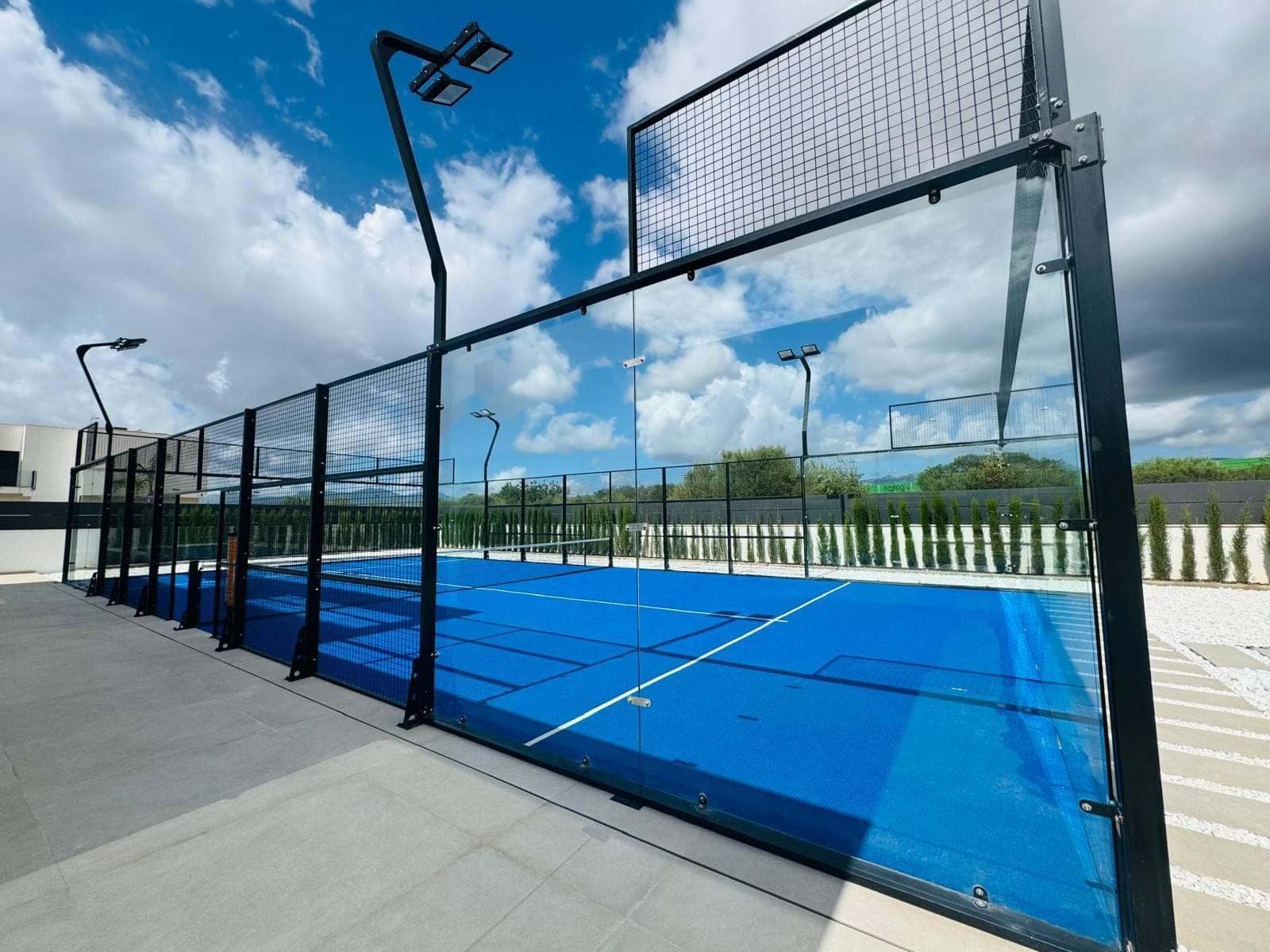 Lifestyle Villa with Licensed Padel Court, Floodlights, BBQ Area, Pool and Underground Garage – Perfect for Social Living