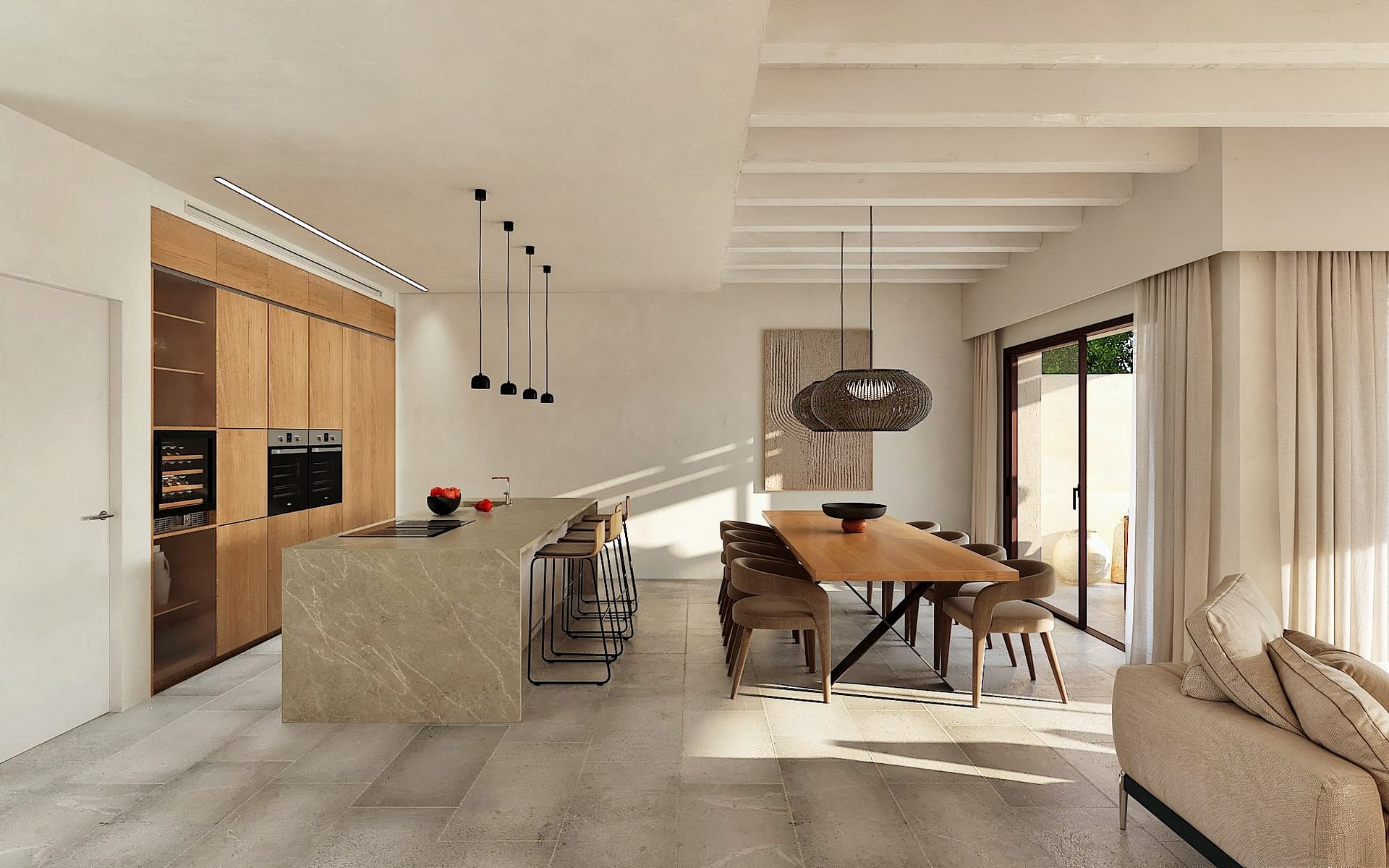 Luxury Village Finca for Sale in Ses Salines Mallorca | Garden, Pool & Timeless Design