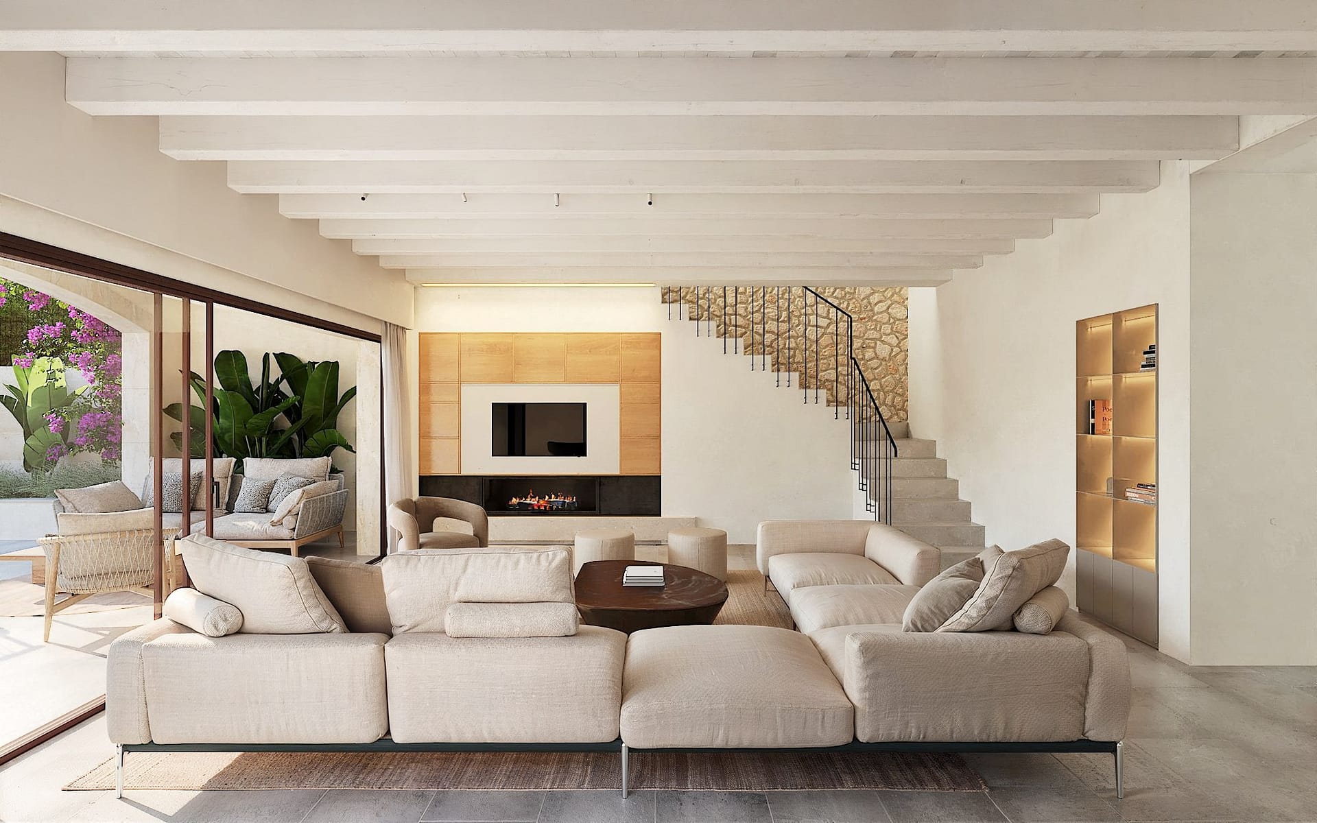 Luxury Village Finca for Sale in Ses Salines Mallorca | Garden, Pool & Timeless Design