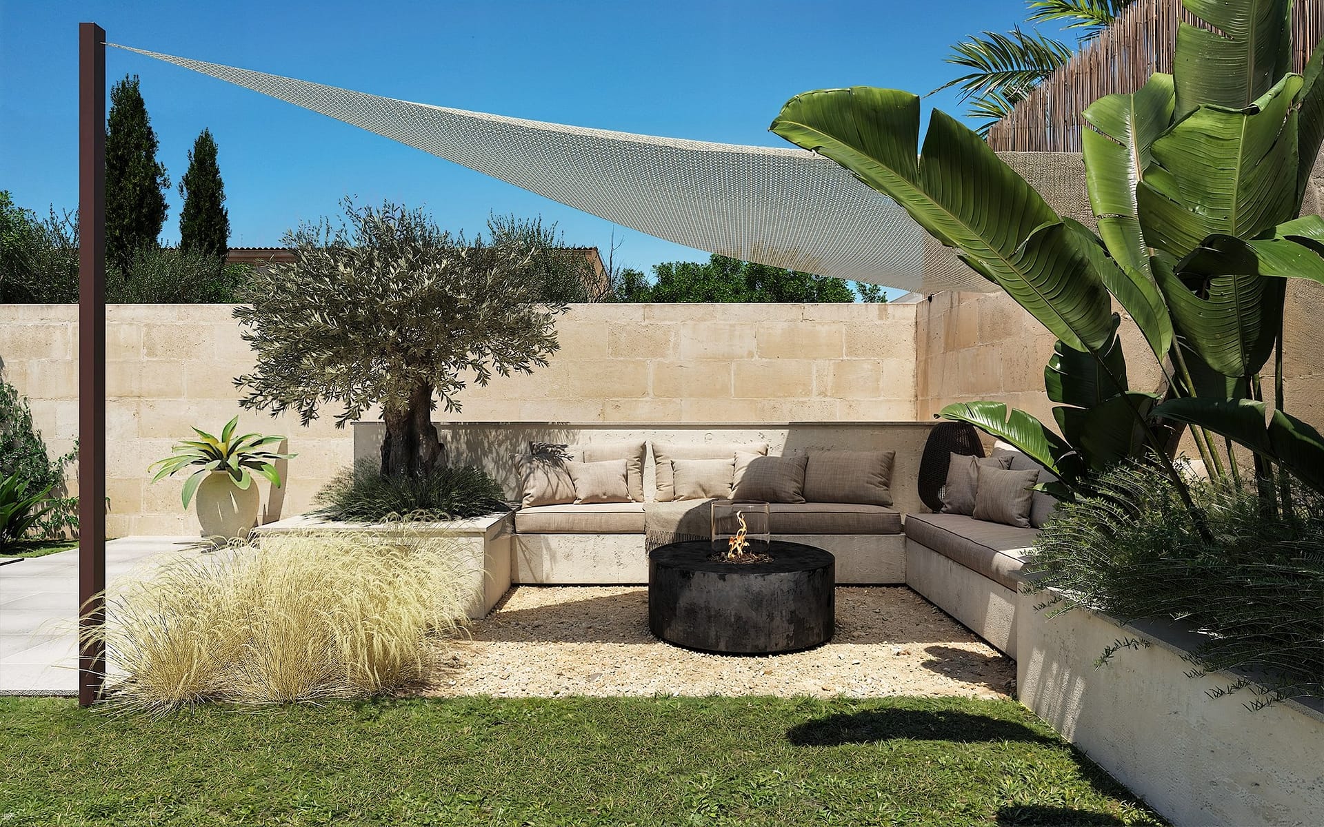 Luxury Village Finca for Sale in Ses Salines Mallorca | Garden, Pool & Timeless Design