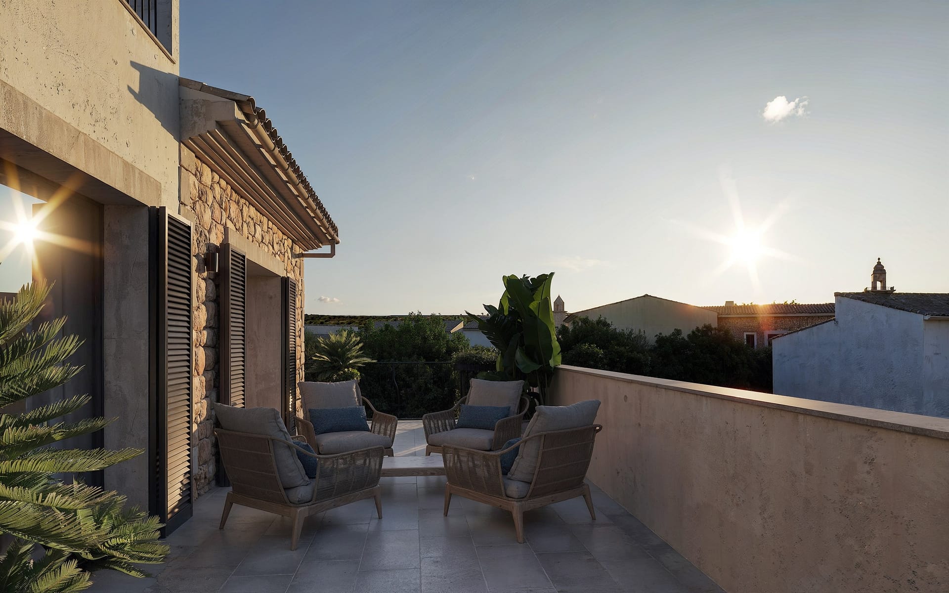 Luxury Village Finca for Sale in Ses Salines Mallorca | Garden, Pool & Timeless Design