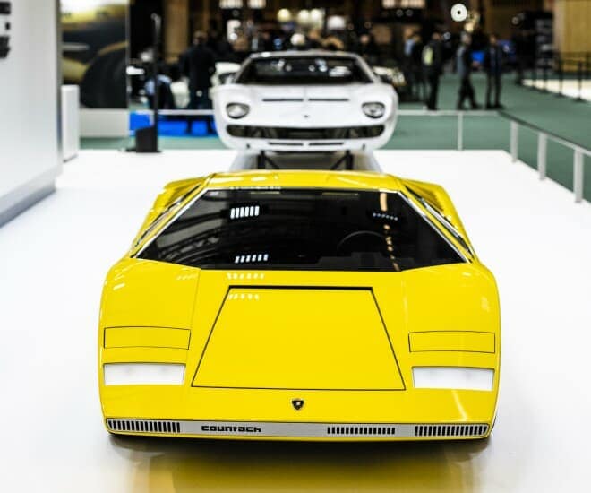 lamborghini polo storico at retromobile paris 2022