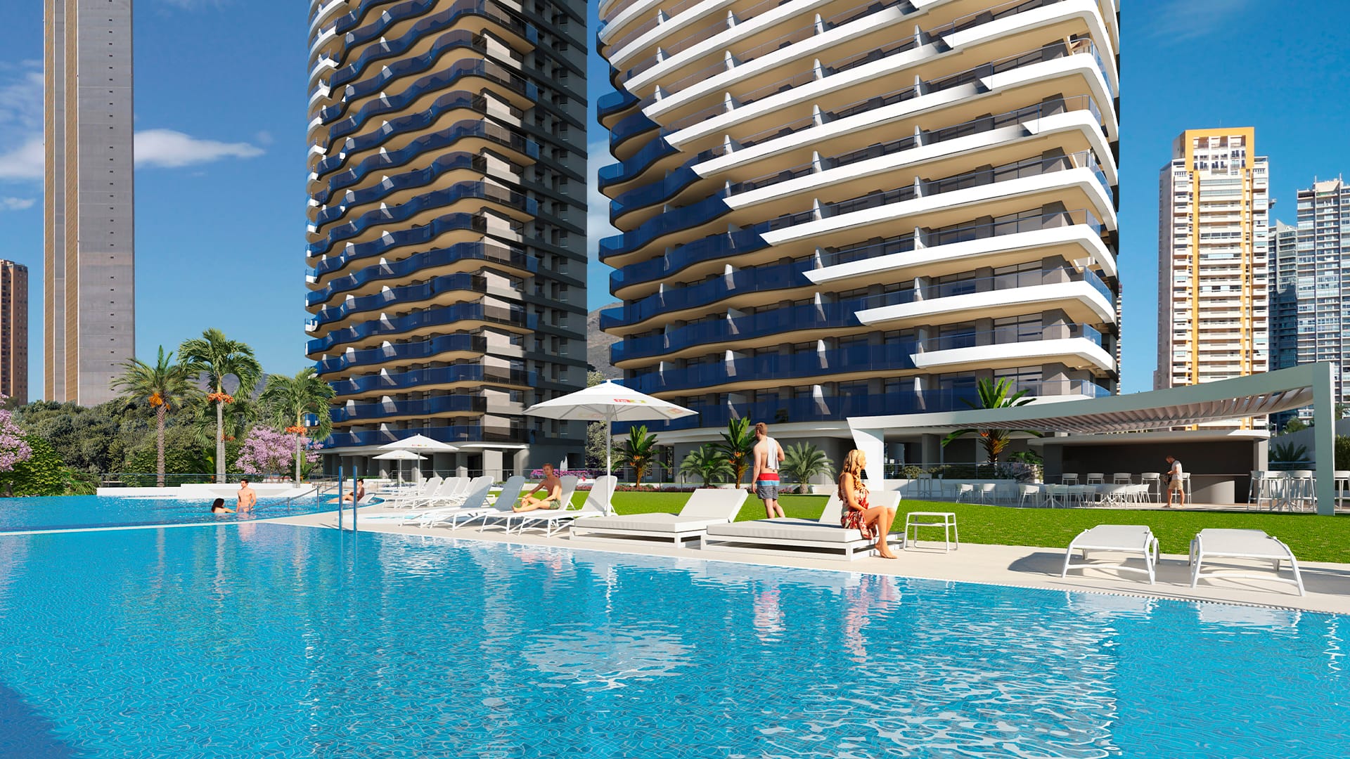 3 Chambres Appartement en Benidorm