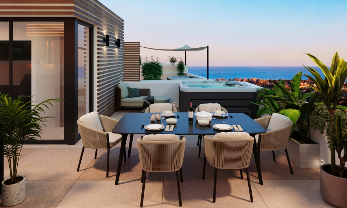 Drie- tot vier-slaapkamerwoning in Elviria in Elviria - foto 9