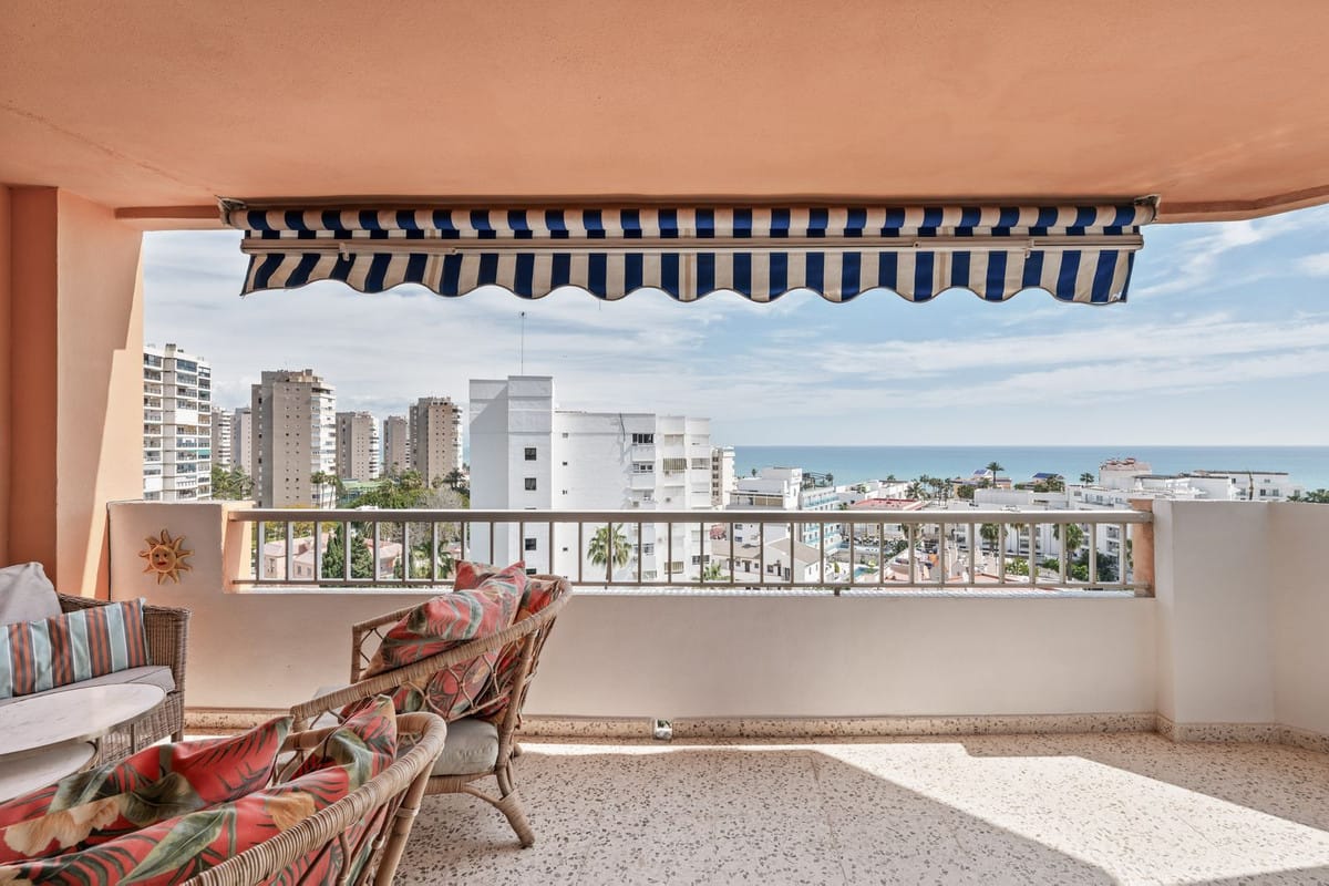 Panoramisch zeezicht appartement met 2 slaapkamers in El Bajondillo, Torremolinos in Torremolinos - foto 4