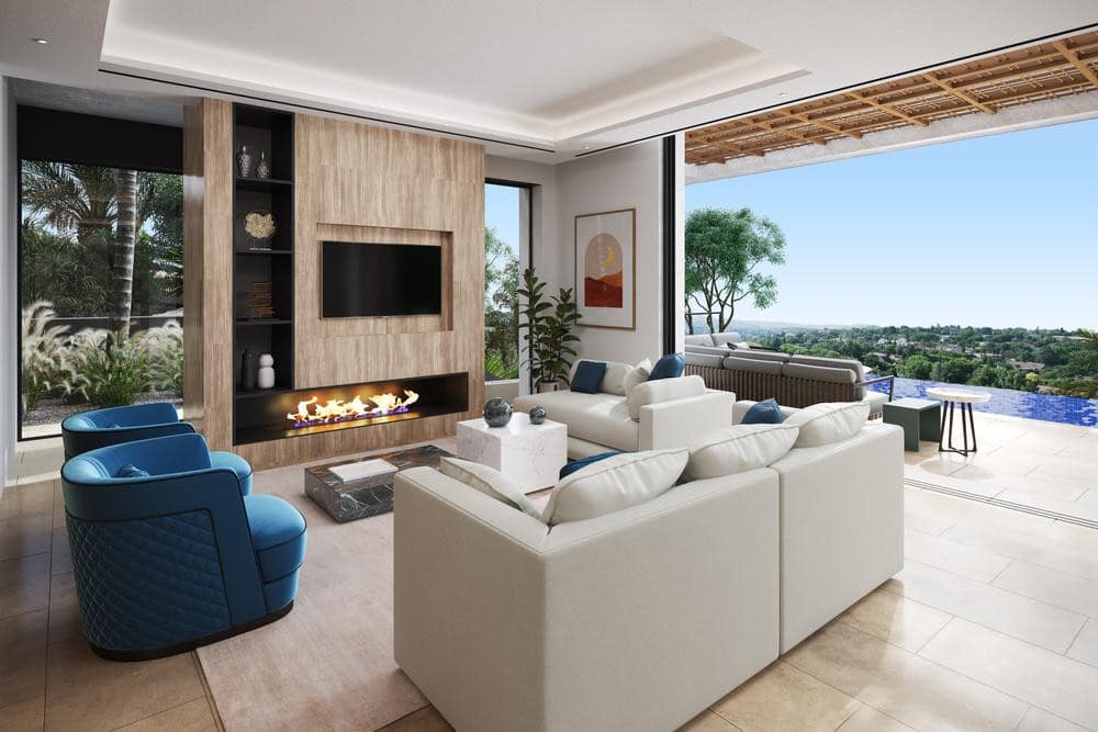 Kavel met 4 slaapkamers met panoramisch zeezicht in Riviera del Sol (Mijas) in Riviera del Sol - foto 3