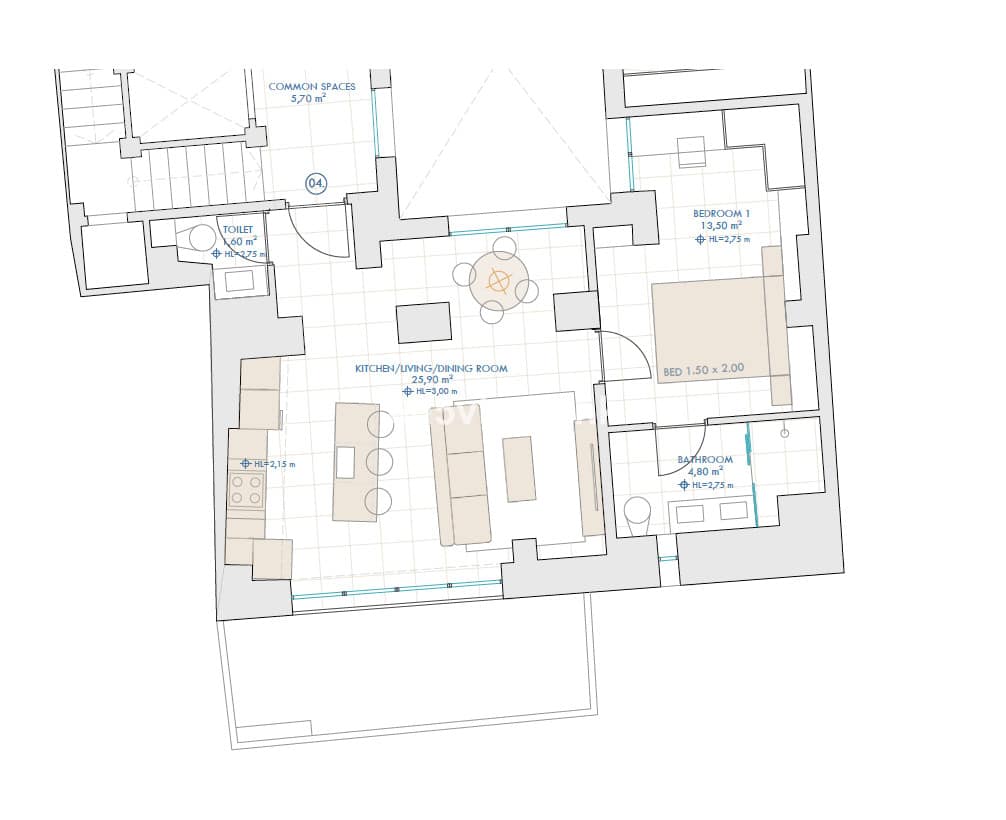 1-slaapkamer appartement in Málaga in Málaga - foto 2