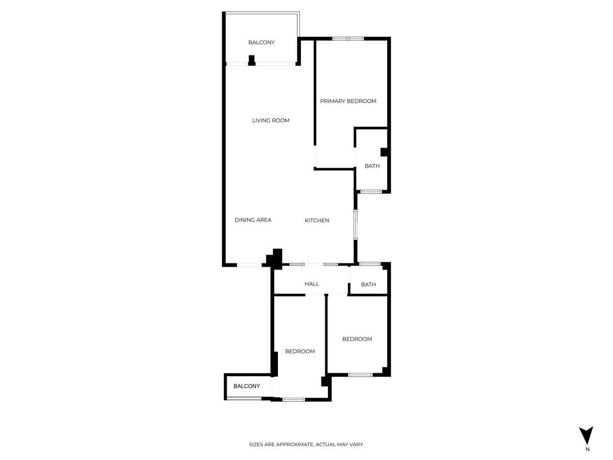 Appartement met drie slaapkamers in Málaga in Málaga - foto 2